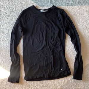 CORE Andrea Jovine Black Longsleeve Workout Top